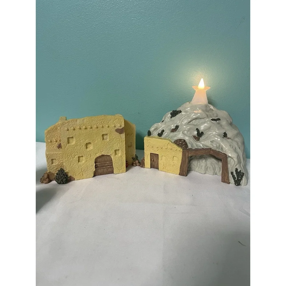 Vintage House of Lloyd Christmas Around The World Bethlehem Lighted Nativity '93